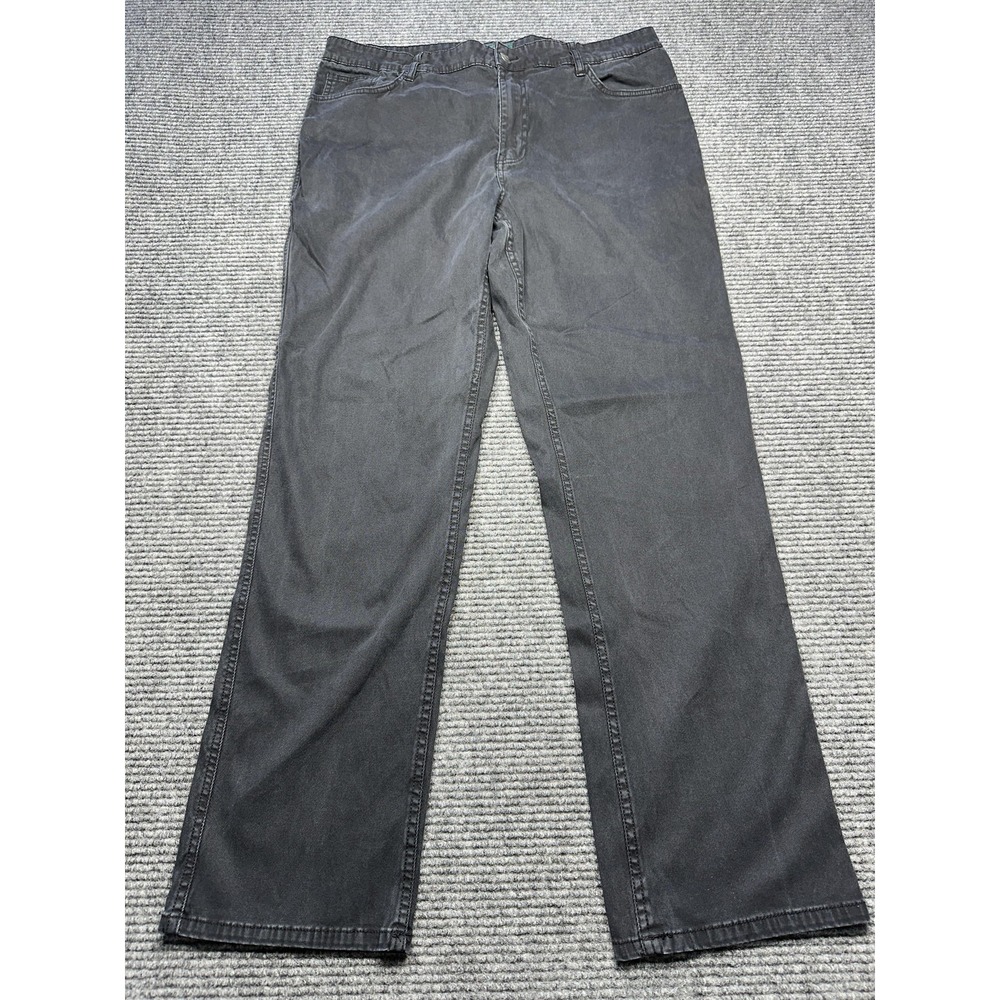 Woolrich Jeans Mens 36x32‎ Black Stretch Straight Leg 5-Pocket Classic Fit